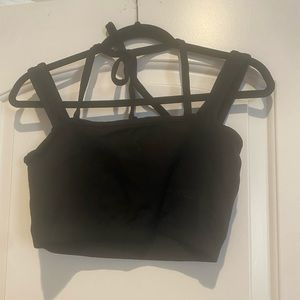COPY - Rue 107 crop top with halter straps NWOT